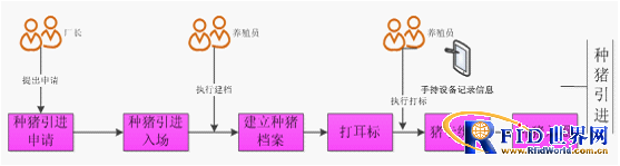 种猪引进业务流程图