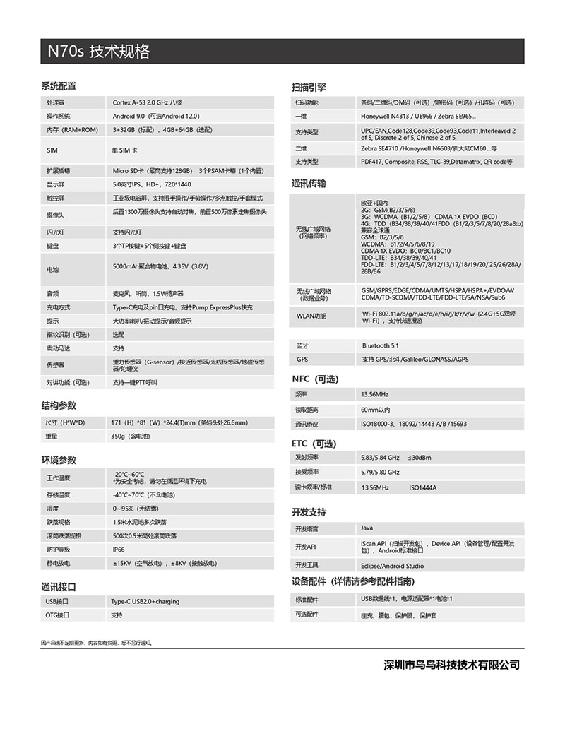 三防手持终端